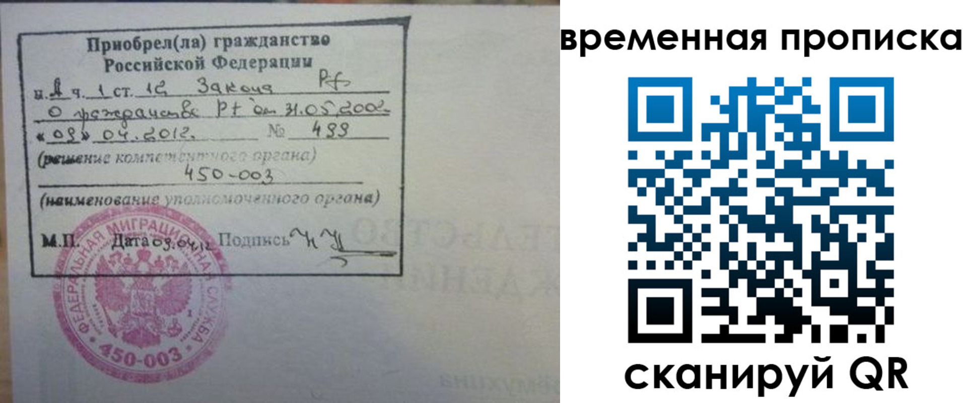 временная регистрация в Щучье